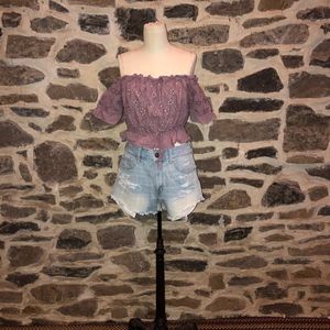 High Waisted Jean Shorts